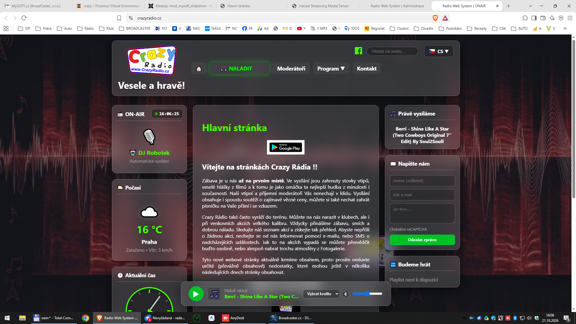 Radio Web System